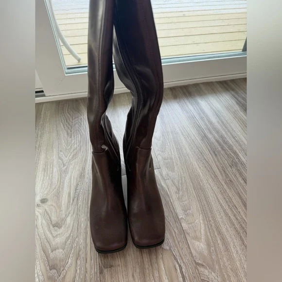 New Jeffrey  Campbell Hotlava Knee High Boot in color coffee - Picture 8 of 15